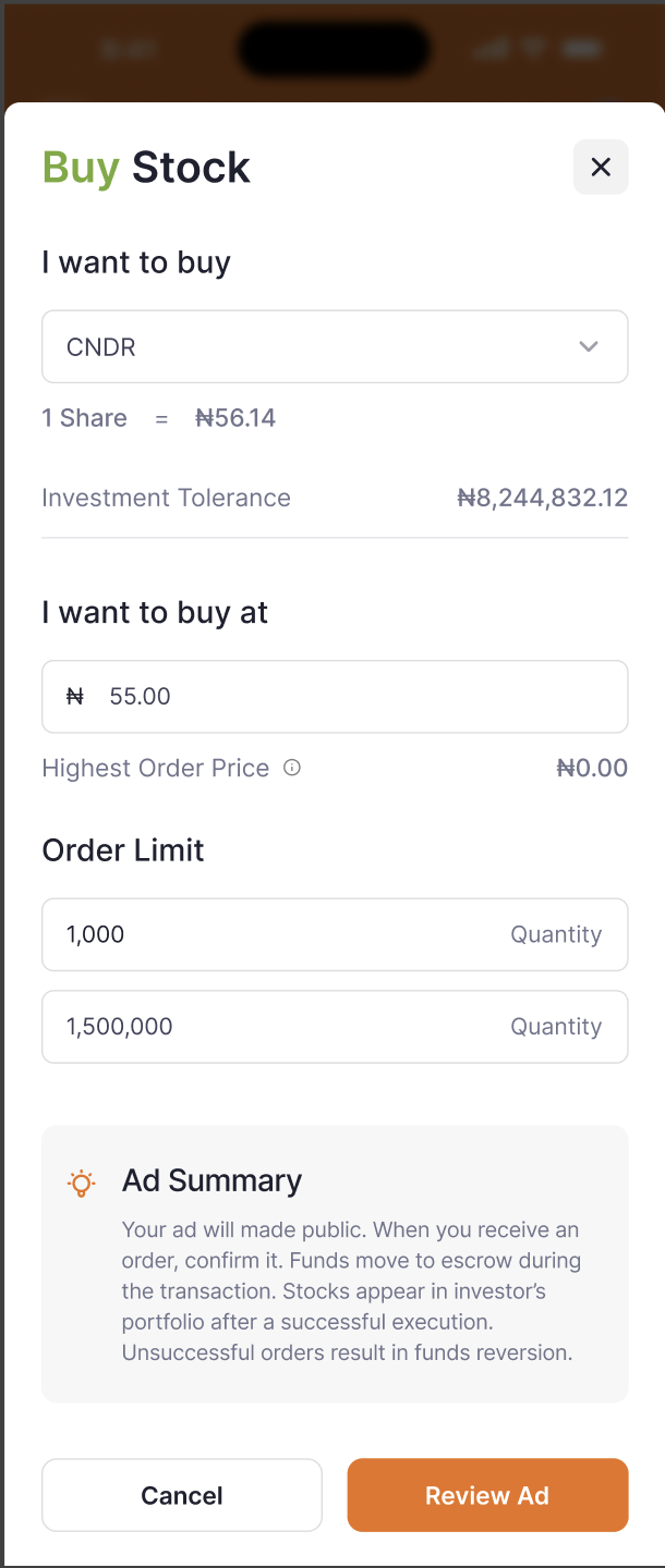 Buy & Sell
